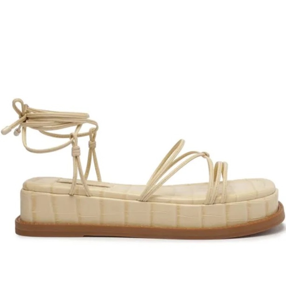 SCHUTZ Athena Flatform Sandals — Size 7